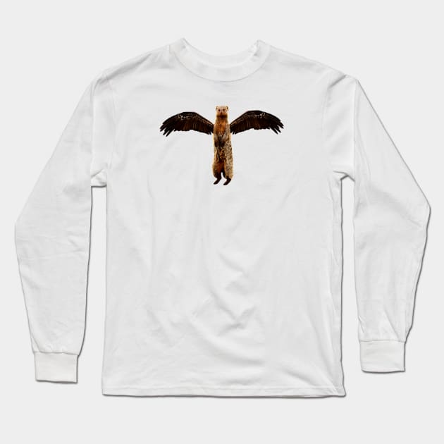 The Flying Mongoose Long Sleeve T-Shirt by Dominyknax